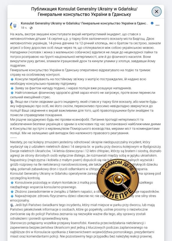 В Польше напали на украинских детей за разговор державною