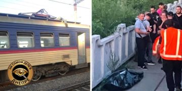 16-летнего парня ударило током на крыше электрички Днепропетровск-Пятихатки