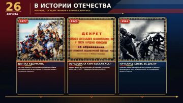 26 августа в истории России