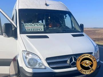 На Никопольщине укроПВО приземлило российский дрон на рейсовый автобус "Орджоникидзе-Днепропетровск"