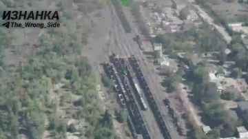 Очередные кадры ударов по подвижному составу противника