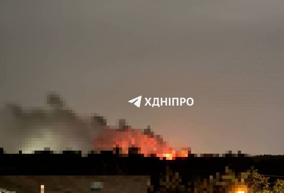 В Днепропетровске идут прилёт по объектам