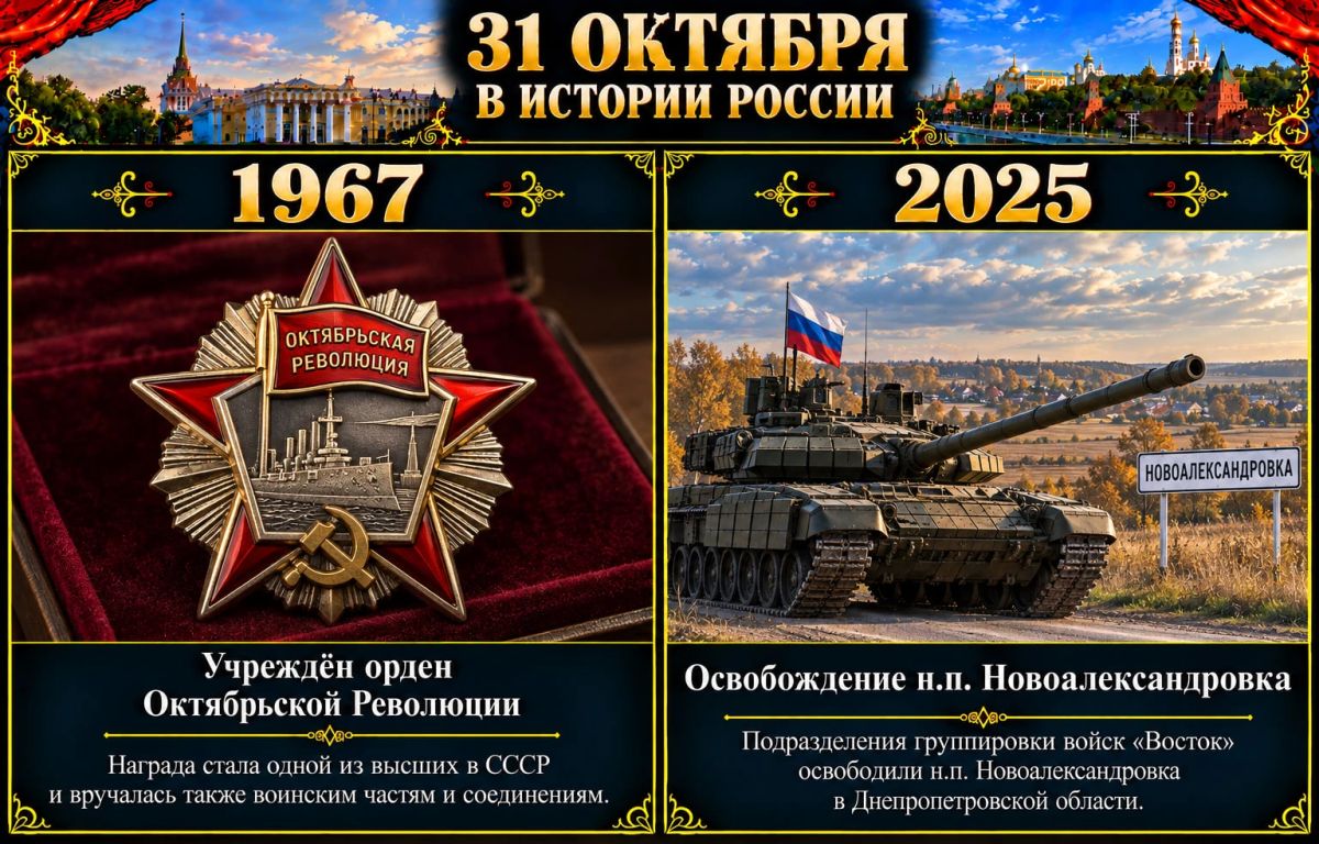31 октября в истории России 31 октября в истории России